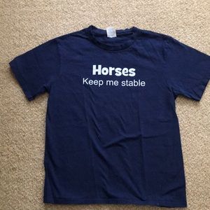 “Horses Keep me stable” T-Shirt
